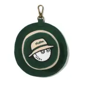 Malbon Golf Bucket Ball Case, Green