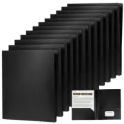 12pcs Resume Folders Office File Organizers Document Holders Receipt Folders A4