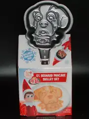 ELF ON A SHELF Elf Pets ST BERNARD PANCAKE SKILLET SET New in Package