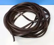 Clock Glass Rubber Gasket Retainer Strip 15 Feet Brown Curio 1/4" Wall