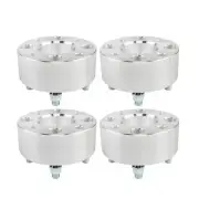 4× 2" Wheel Spacers 4x101.6 1/2"x20 For EZ GO EZGO Club Cars Golf Carts Silver