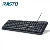 在飛比找PChome24h購物優惠-RASTO RZ2 薄膜式USB標準有線鍵盤