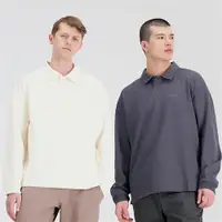 在飛比找ETMall東森購物網優惠-New Balance 男裝 長袖上衣 Polo衫 純棉 刺