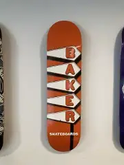 Baker skateboard: Tony Hawk , Warhol, Jason Dill, Alien workshop, DGK, Grosso