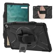 TPU+PC Shockproof Hand Strap Kickstand Case Cover for Amazon Fire Max 11 (2023)