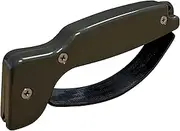 AccuSharp Knife Sharpener, Ergonomic Comfortable Handle, Compact & Easy to Use, Restore and Hone Straight & Serrated Knives, OD Green