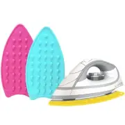 2Pack Silicone Iron Rest Pad, Thicker Series Hot Resistant Mat for Ironing Bo...