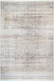 Cordelia Kost Distressed Vintage Beige & Multi Rug