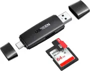 UGREEN Micro SD Card Reader USB C USB 3.0 to Memory Card Adapter for SD TF Micro