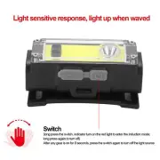 Headlight USB Rechargeable Headlamp Super Bright Torch For Outdoor Cam CH