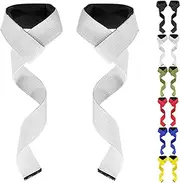 MOPHOEXII Lifting Straps，Padded Cotton Lifting Wrist Straps for Weight Lifting, Crossfit, Bodybuilding, Powerlifting and deadlifting - 25” Wrist Straps (Pair)- Padded Neoprene Gym Straps