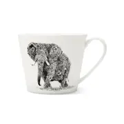 Maxwell & Williams Marini Ferlazzo Mug Wildlife African Elephant 450ML - White