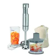 Cuisinart CSB-87C Smart Stick Hand Blender with Chopper, Silver