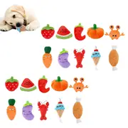 Dog Squeaky Plush Toys Plush Puppy Toys with Irresistibly Cute Characters for Small Dogs