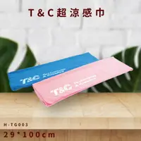 在飛比找樂天市場購物網優惠-【台灣製造】T&C 超涼感巾(粉紅/寶藍) 吸熱降溫 吸水力