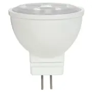 Satco 3w LED MR11 Warm White 3000k GU4 FL25 Light bulb - 20w Equivalent