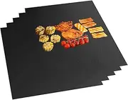 Grill Mat,BBQ Mats for Under Grill | Oil-Proof Nonstick Meat Sheet Reusable Fireproof Heavy Duty Tray Desk Protector for Cooking Resting Grilling Fireplace Lawn Outside Ground Grass
