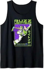 [Disney] Pixar Toy Story 4 Buzz Lightyear Kanji Poster Tank Top
