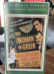 The Woman in Green Sherlock Holmes VHS Basil Rathbone Nigel Bruce, Mystery