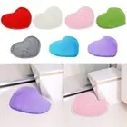 40x30cm Home Soft Nonslip Plush Heart Mat Memory Foam Bath Rug Flannel Carpet
