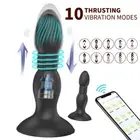 Thrusting Anal Vibrator Butt Plug Dildo Prostate Massager APP Control Sex Toy AU