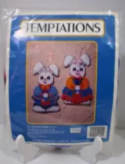 Temptations Plastic Canvas Kit Bavarian Bunnies 2115