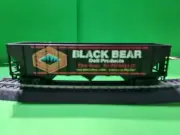LIFE-LIKE HO SCALE- 'BLACK BEAR DELI PRODUCTS' OPEN HOPPER CAR- 1998- BLACK