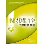 INSIGHTS (4) TEACHER’S BOOK WITH TEST MULTI-ROM/1片