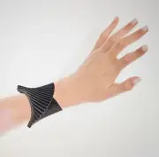 New! Minimum Design by Alexandra Tsoukala Shell Bracelet, Black SH-BLA, Greece