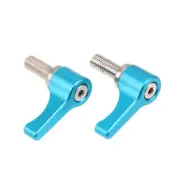 Smalll M5 Rotating Knob L Screw WingNut Thumb Lever for 15mm Rod Rail Clamp