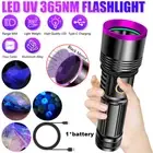 20W UV Ultraviolet Light 365nm LED Flashlight BlackLight Inspection Lamp Torch