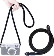 VKO Camera Strap,Soft Rope Camera Neck Strap, Shoulder Strap for DSLR SLR Mirrorless Camera with Round Hole Interface 120cm