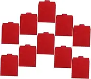 COOPHYA 10Pcs CD Dvd Sleeves Envelopes Red Paper Storage Cases for Organizing Movies and Music Protects Discs From Scratches for Weddings and Photography Presentations