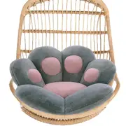Lazy Sofa Chair Seat Cushion Cute Cat Paw Design Comfy Pillow for Office Game Chair Dining Room Bedroom