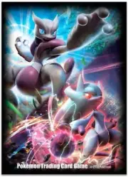 ULTRA PRO POKEMON Mega Mewtwo X and Y DECK PROTECTORS Card Sleeves 65ct