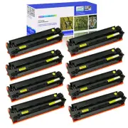 8PK Yellow CF502A 202A Toner Compatible for HP LaserJet Pro MFP M280nw M281cdw