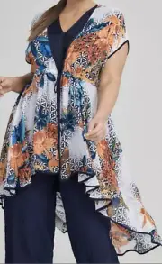 TS TAKING SHAPE plus S / 16 Cordelia Cardi Cardy Flowy light jacket NWT rrp$160