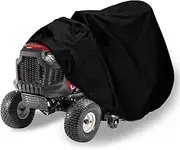 Ride-On Lawn Mower Cover, 420D Heavy-Duty Polyester Oxford Lawn Mower Tractor Cover, 100% Waterproof and UV Resistant, Maximum 54-Inch Deck