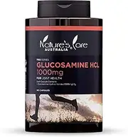 Healthy Care High Strength Glucosamine HCL - Supports Joint Mobility & Comfort - Premium Quality Dietary Supplement - Vegan and Gluten Free - 1000 mg - 180 Capsules