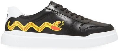 Cole Haan X Men's 11 M Keith Haring Grandpro Rally Court Sneakers in Black