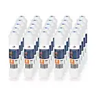25 Pack of Inline Post/Carbon Polishing Water Filter for RO Standard Size QC