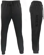 [TEX BASICS] Men's Lightweight Jogger Track Pants Cuff Trackies Sweat Pants - Brooklyn