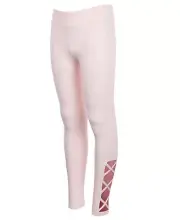 Ideology Big Girls Pink Caged Leggings Size 18 Plus