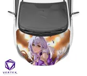Honkai Star Rail Robin Anime Hood Wrap Weatherproof Vinyl Decal 50X60 K