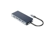 [WB-6TS-GY] Orico USB Type-C 6-in-1 Dock, USB3.0 type-A x3, HDMI x1, TF & SD x1, 4K Support