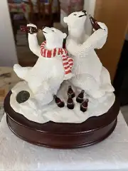 1994 House Of Lloyd COCA-COLA POLAR BEAR MUSICAL Heritage Collection Rare NIB