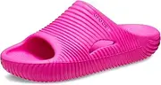 [Crocs] Unisex-Adult Mellow Recovery Slides Sandal, Pink Crush, 9 Women/7 Men