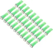 30 Pcs Motorcycle Instrument Light Motorcycle Indicator Lamp Instrument Cluster Bulbs Gauge Lamp Dash Light Bulbs Motorbike Indicators Glowing Decoration for Motocyle Green Plastic