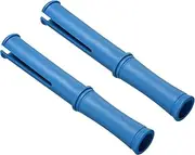 uxcell 10inch Shrink Wrap Handle, 2 pcs Stretch Wrap Dispenser Stretch Film Dispenser Small Hand Dispenser Saver for 1.5 inch Core Furniture Wrapping Moving Packing Warehouses, Blue