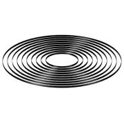 10pcs Turntable Belt 10 Specifications Rubber Belt For Recorders, CD-ROM